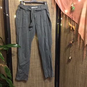 Corduroy cropped high waisted